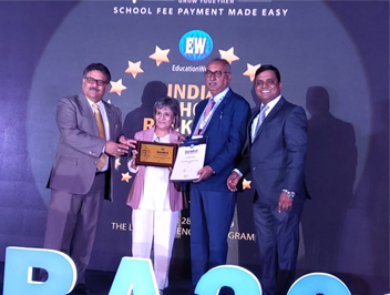 MBRS ACCORDED WITH 2 ALL INDIA LEVEL AWARDS IN THE PRESTIGIOUS EDUCATION WORLD INDIA SCHOOL RANKING AWARDS (ISRA) 2019 AT GURGAON